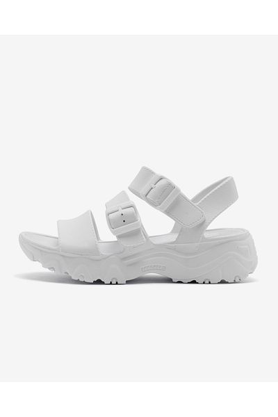 SKECHERS D'Lites 2.0 - Style Incon Women's White Sandals 111061   Wht