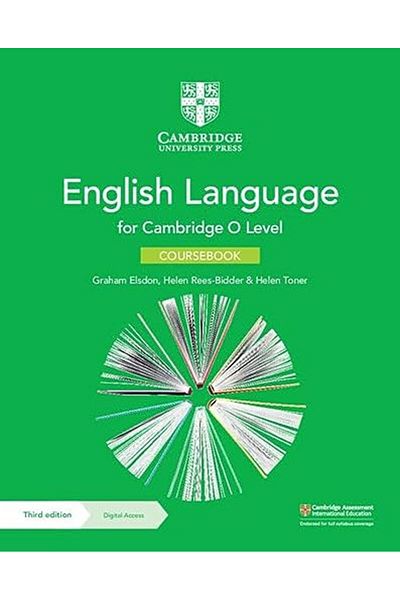 Cambridge University Press Cambridge O Level English Language Coursebook With Digital Access 2 Years