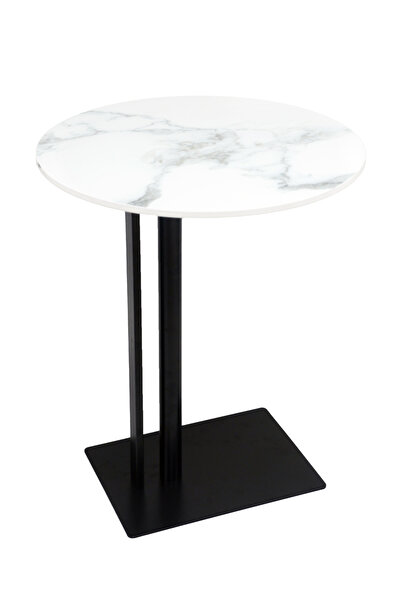sharpdo Round Coffee Table, Rock Board Side Table, Minimalist Home Living Room
