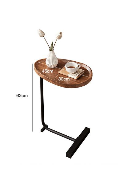 sharpdo Living Room Light Luxury Simple Side Table Mobile Small Apartment Coffee Table 45*30*62cm