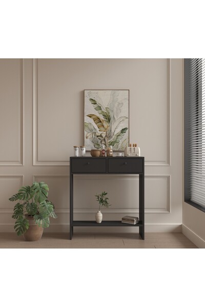 BGR MOBİLYA Kahve Köşesi& Dresuar Petek Üstü Antrasit