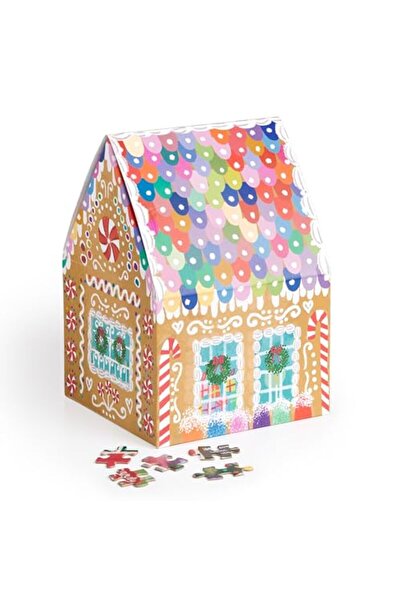 Galison لغز كوخ خبز الزنجبيل من Joy Laforme مكون من 500 قطعة في منزل