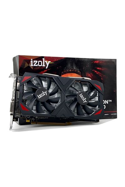 IZOLY بطاقة رسومات Rx580 8 جيجابايت 256 بت Gddr5 متوافقة