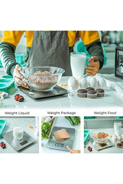 Geepas Digital Kitchen Scale, White, GKS46507UK