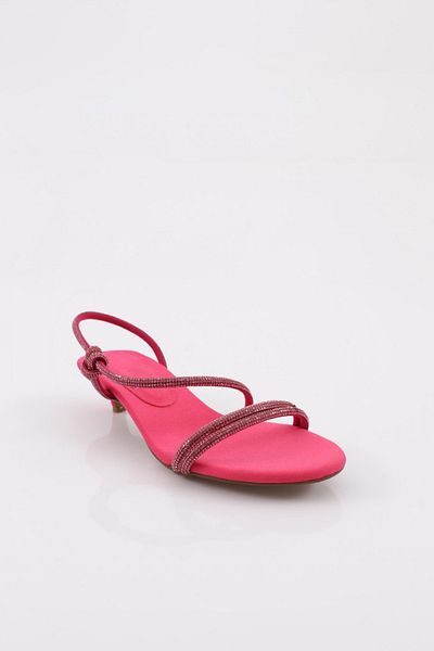 DGN Rochie de seară cu toc scurt pentru femei, cu frânghie de piatră, fucsia Scuba 54162821