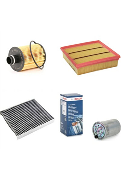 Bosch Opel Corsa D 1.3 Uyumlu Euro 5 Filtre Seti  (Hava,Yağ,Polen Filtre) BOSCH