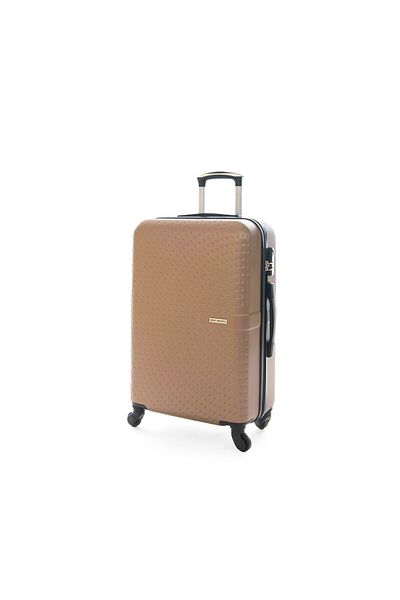 New Travel Hard Luggage Set, ABS Trolley Travel Bag, with Combination Lock and 4 Wheels BR1097/3P-Champagne