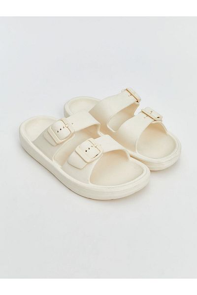 LC Waikiki New Season Double Striped Girls' Slippers - S5Cb35Z4