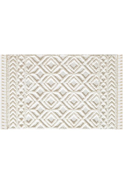 Vivense ELİT SAÇAKLI MAKİNE HALISI, BUKLELİ, KREM, 160X230