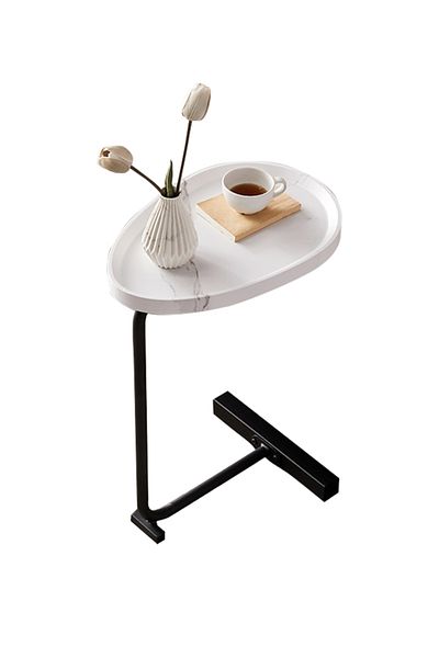 sharpdo Living Room Light Luxury Simple Side Table Mobile Small Apartment Coffee Table 45*30*62cm