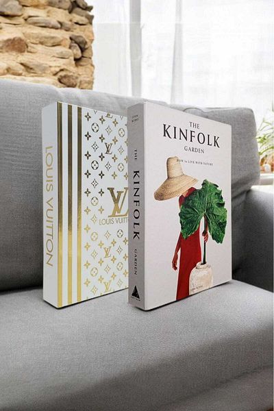 BayCazip Decorative Book Look Box Set of 2 Decorative Book Looking Box