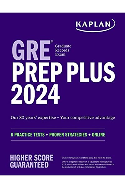 Kaplan Publishing GRE Prep Plus 2024