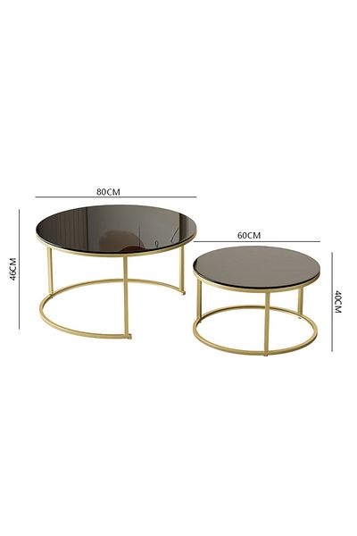 sharpdo Home Living Room Small Apartment Sofa Side Table Combination Coffee Table