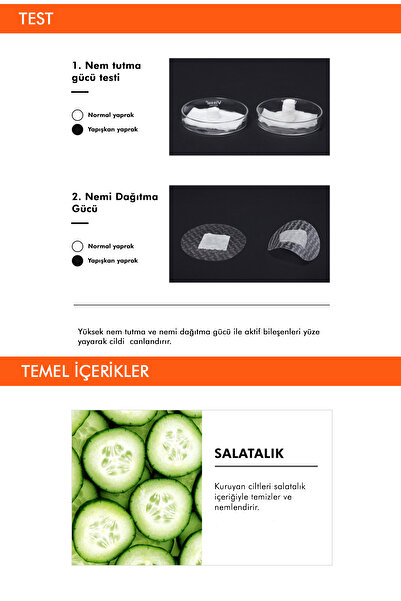 Missha Salatalık Özlü Yoğun Nemlendirme Sunan Yaprak Maske (1ad) Airy Fit Sheet Mask Cucumber