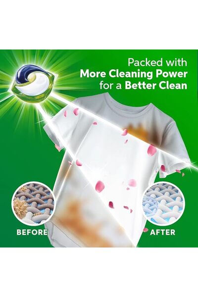 Ariel Floral Breeze All-in-1 Pods, 15 count, Laundry Detergent Pods, (Pack of 4), 60 Pods