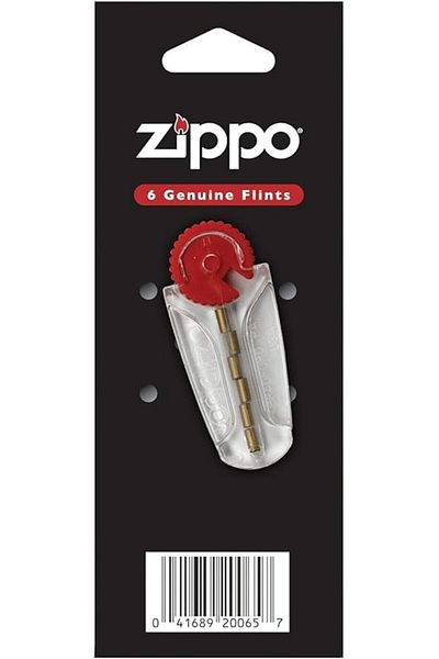 Zippo (5) 6-Piece Flints Dispenser for Zippo Lighters, Blister Pack