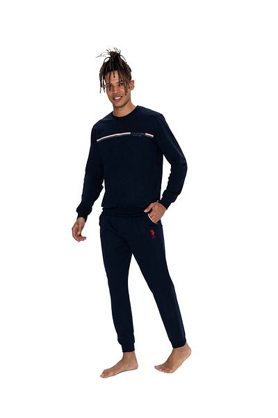 U.S. Polo Assn. U.S. Polo Assn. Men's Rubber Leg Dowry Boxed Pajama Set