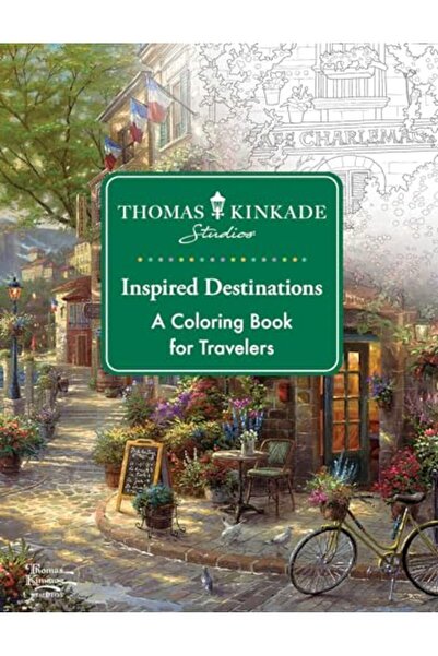 Andrews McMeel Publishing استوديوهات توماس كينكيد - وجهات ملهمة - كتاب تلوين ...