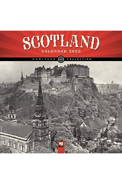 Flame Tree Publishing تقويم حائط تراث اسكتلندا 2023
