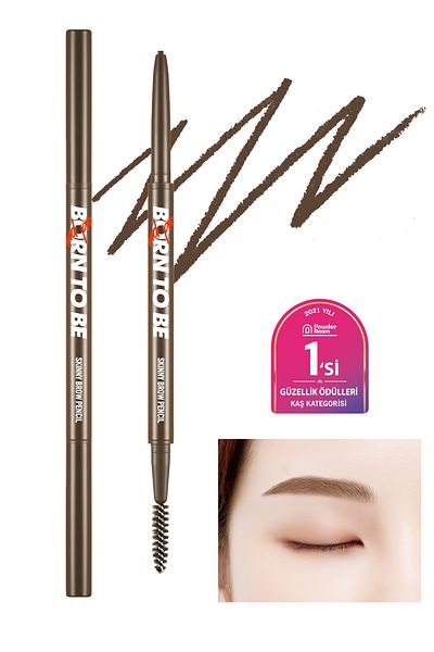 Missha Ultra Fine Longglower - Madproof Permanent Effect Eyebrow Pencil (03 NATURAL BROWN)