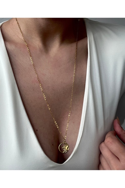 Hoop jewelery 60-CM ÇELİK GÜNEŞ  DEKOLTE KOLYE