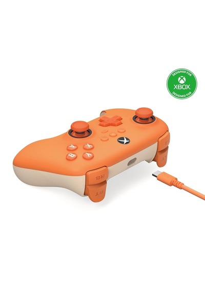 8Bitdo Ultimate C Kablolu Hall Effect Controller Xbox Series X Series S - 0ne & Windows PC Turuncu