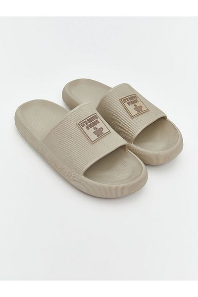 LC Waikiki Printed Single Striped Men's Slippers