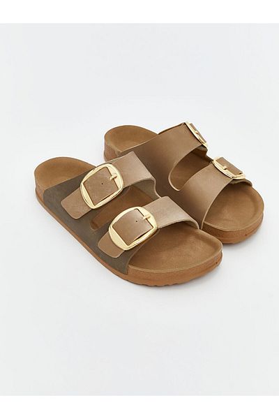 LC Waikiki Double Striped Women's Slippers