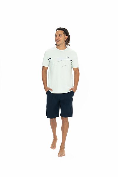 U.S. Polo Assn. U.S. Polo Assn. Men's 100% Cotton Shorts Pajama Set - Ilc2.18T88B2J