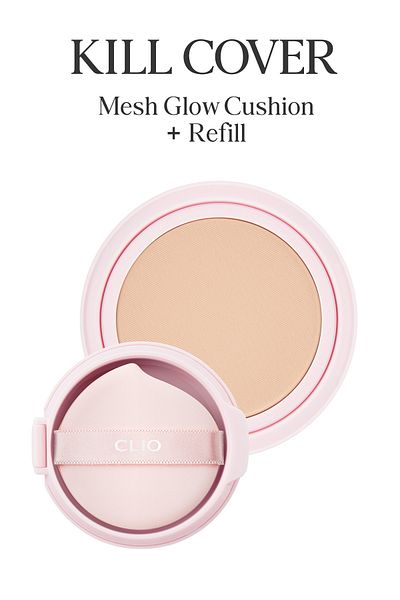 CLIO Clio Kill Cover Mesh Glow Cushion - Intense Moisture, Radiance, Refill Spf50+Pa++++ (4 Ginger)