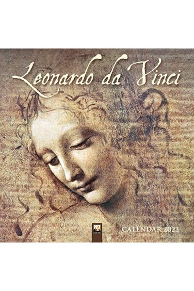 Flame Tree Publishing تقويم حائط ليوناردو دافنشي 2023