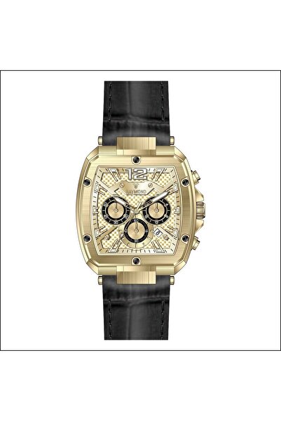 Raymond G831719M Leather Cord Men's Wristwatch - Stainless Steel - 2 Year Warranty