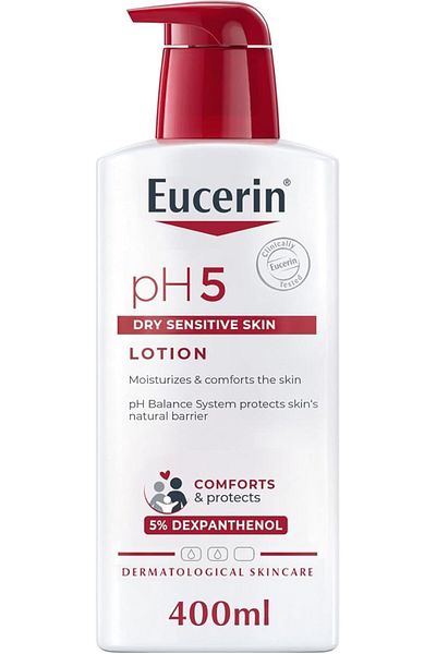 Eucerin pH5 DRY SENSITIVE SKIN Body Lotion Moisturize & Comforts the Skin, 400ml