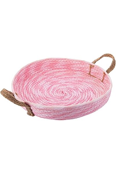 AKDC Wire Basket M 31Cm X 31Cm X 4Cm Light Pink