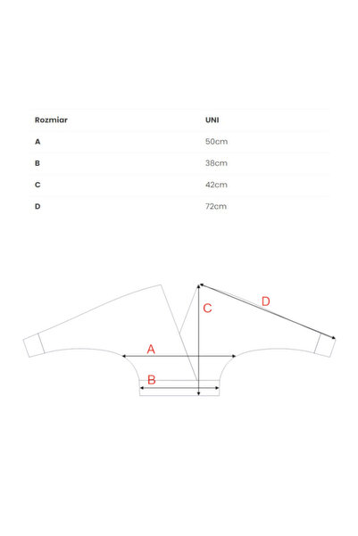 Made of Emotion Short sweater with a wrap neckline