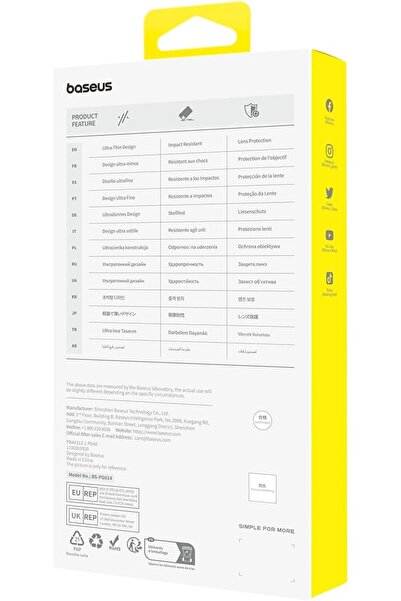 Baseus Lucent Series Magnetic Phone Case for iP 15 Clear