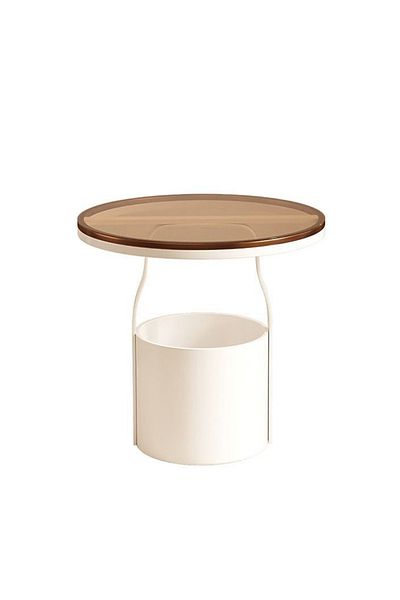 sharpdo Modern Household Coffee Table Sofa Side Small Round Table