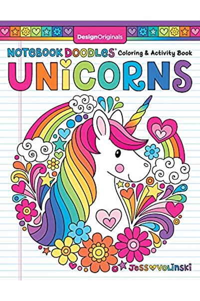 Design Originals Notebook Doodles Unicorns