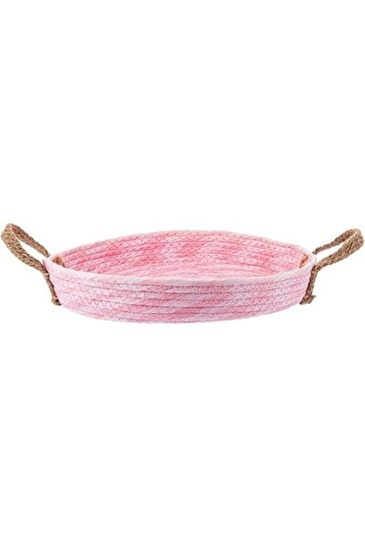 AKDC Wire Basket M 31Cm X 31Cm X 4Cm Light Pink