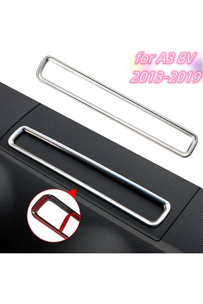 Choice Stainless Steel For Audi A3 8V 2013-2019 Car Accessories GPS Navigation Screen Panel Cover Frame ...