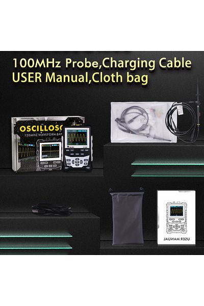 TOOLTOP ET120M TOOLTOP ET120M 500MS/s 120MHz Professional Digital Oscilloscope Laboratory Electrical