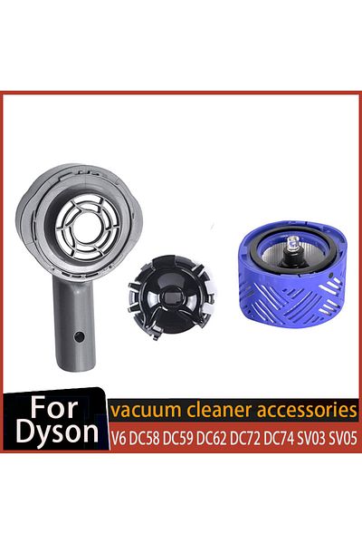 Choice 3pcs Upgrade Motor Rear Cover HEPA Filter for Dyson V6 DC58 DC59 DC62 DC72 DC74 SV03 SV04 SV05 SV06