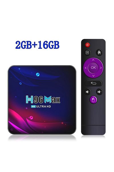 Choice صندوق تلفاز ذكي H96 Max V11 قياسي أوروبي 2 جيجابايت 16 جيجابايت يعمل بنظام أندرويد 11 وذاكرة وصول عشوائي 4 جيجابايت وRockchip 3318 بدقة 4K وGoogle 3D Vi