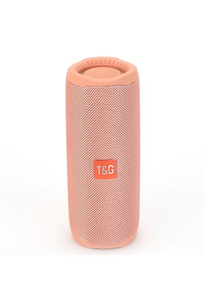 T&G Tg365-pink Tg365 مكبر صوت محمول بتقنية البلوتوث ثنائي الجهير لاسلكي مزود بخاصية البلوتوث ومقاوم للماء للاستخدام في الهواء الطلق