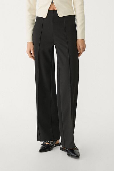 Stradivarius Interlock trousers with seam