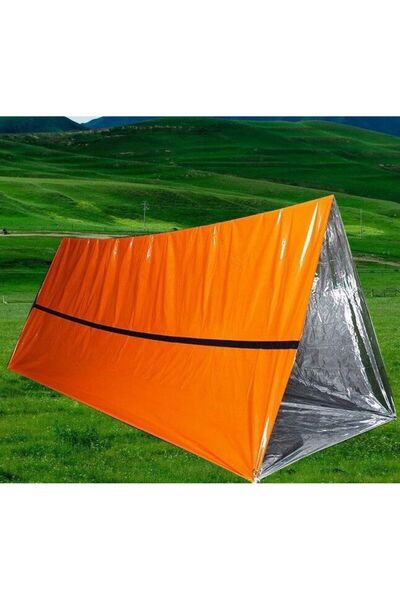 Choice3 orange 2 Person Emergency Shelter Bivy Survival Tent Kit Mylar Tube T...