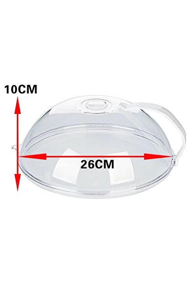 Choice غطاء شفاف (قطعة واحدة) مقاوم للرذاذ لفرن الميكروويف، غطاء تسخين الطعام المقاوم لدرجات الحرارة العالية، F