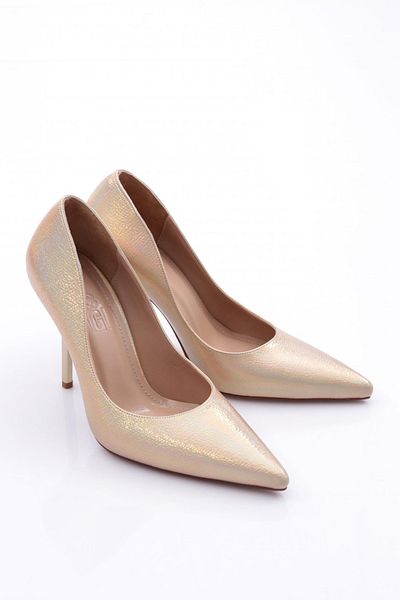 DGN 4550 Model Gold Toro Women's Heeled Shoes