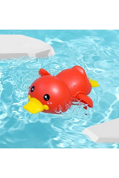 Choice red duck Fun Basketball Hoop Balls Playset Boys Girls Bath Toys Bathtub 3 Balls Set Strong Suction C