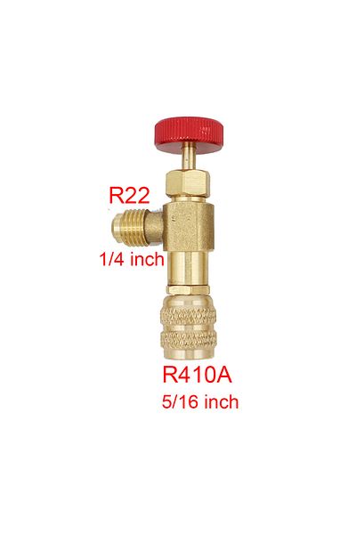 mythtiger R22 R410 Red Air Conditioner plus Safety Liquid Valve R410 Refrigerant Vacuum Maintenance Switch R22